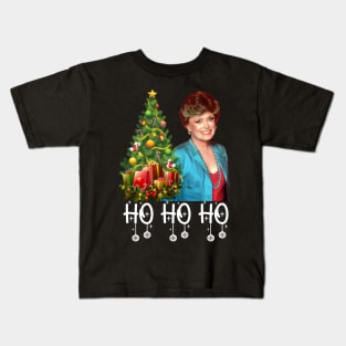 Funny Xmas Ho Ho Ho Blanche Devereaux Christmas Kids T-Shirt